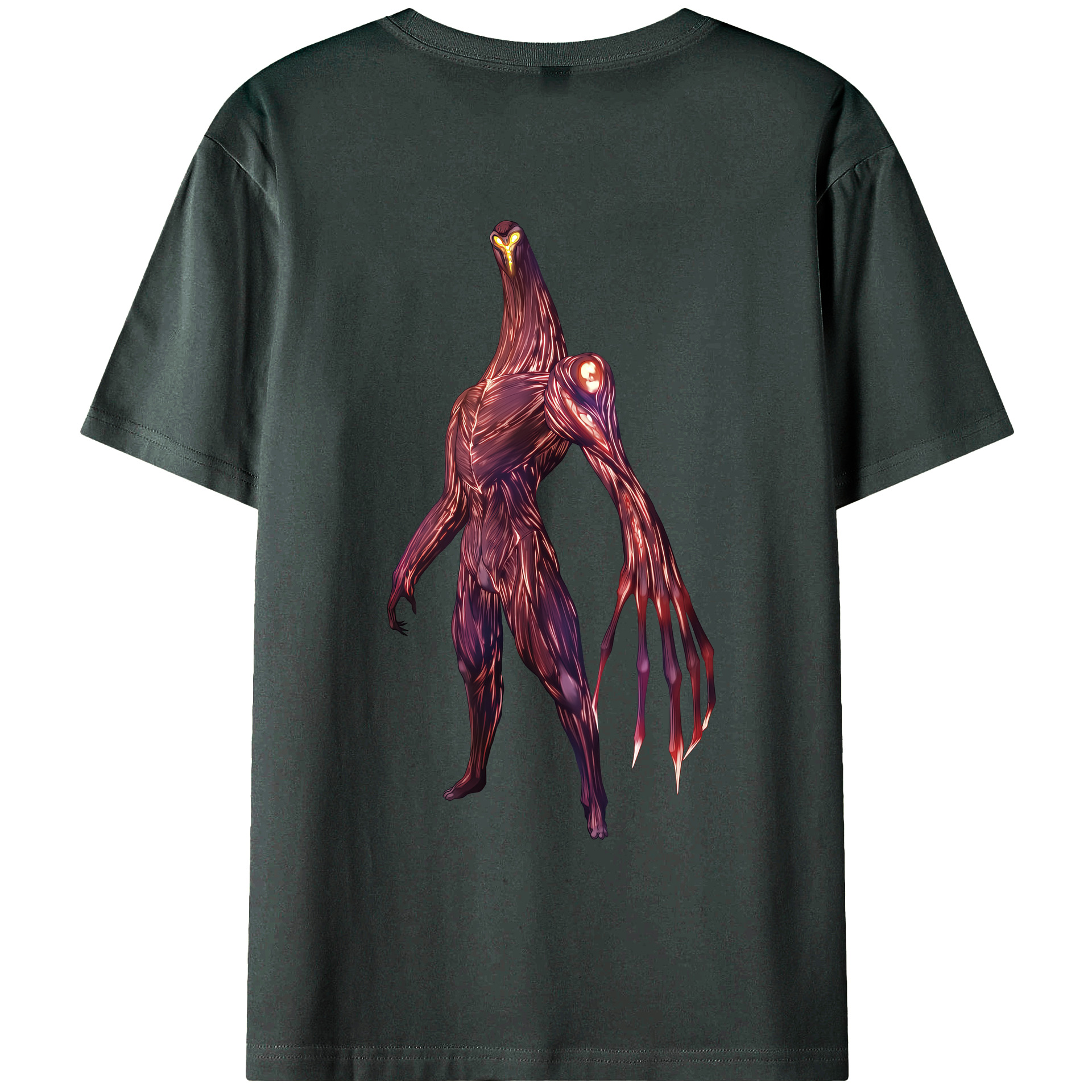 （画像用） ウルトラマン Ultraman 綿100％ メンズ半袖Tシャツ（バックプリント） 通気性